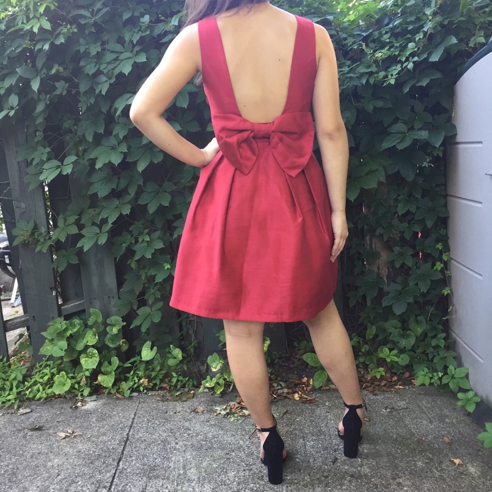 Red  Bow Dress